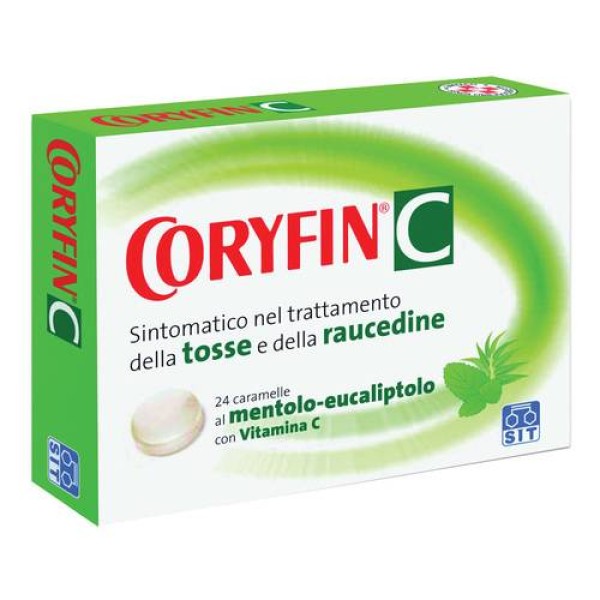 Coryfin C Mentolo 6,5 mg + 18 mg Tosse 24 Caramelle
