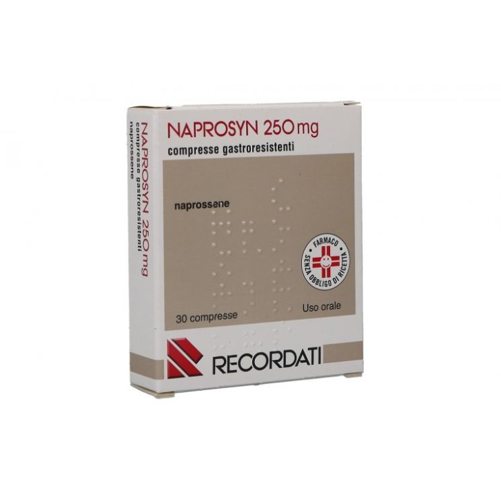 Naprosyn 250 mg Naprossene 30 Compresse