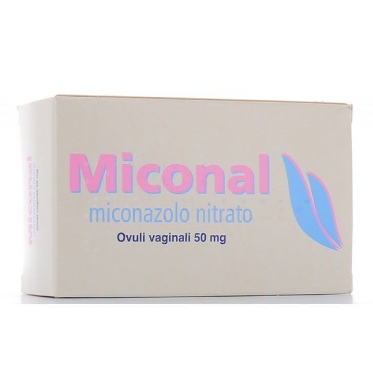 Miconal 50 mg Miconazolo Antimicotico 15 Ovuli Vaginali
