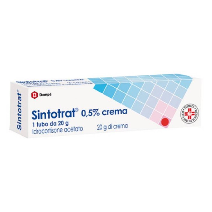 Sintotrat Crema Dermatologica 0,5% Idrocortisone Acetato 20 grammi
