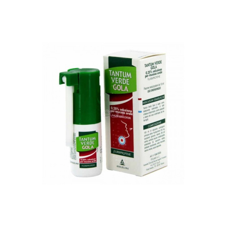 Tantum Verde Gola Spray 15 ml Gusto Camomilla e Miele