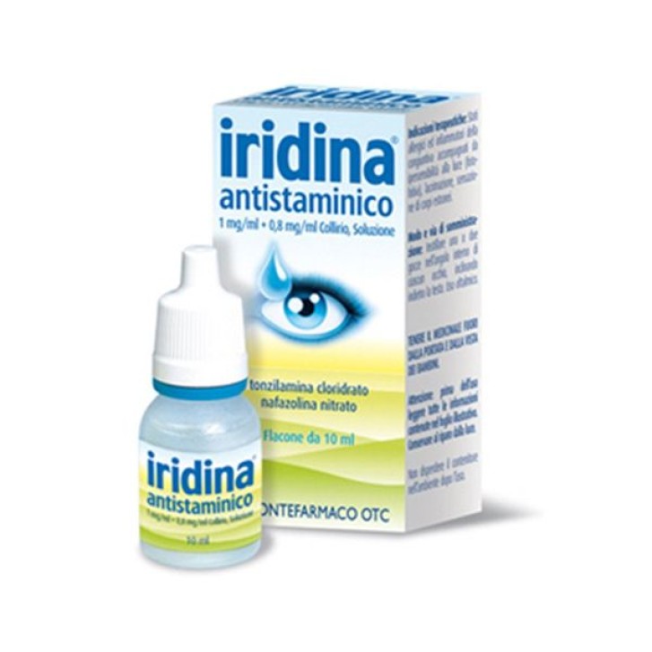 Iridina Antistaminico Collirio 10mg + 8mg Tonzilamina 10 ml