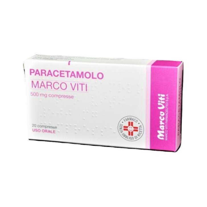 Paracetamolo Viti 500 mg 20 Compresse