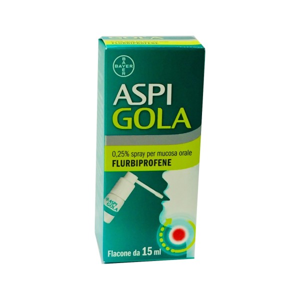 Aspi Gola Spray 0,25% 15 ml