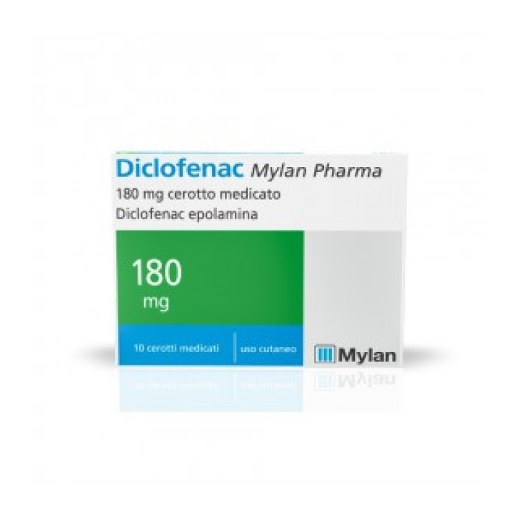 Diclofenac Cerotto Medicato 10 Pezzi 180 mg