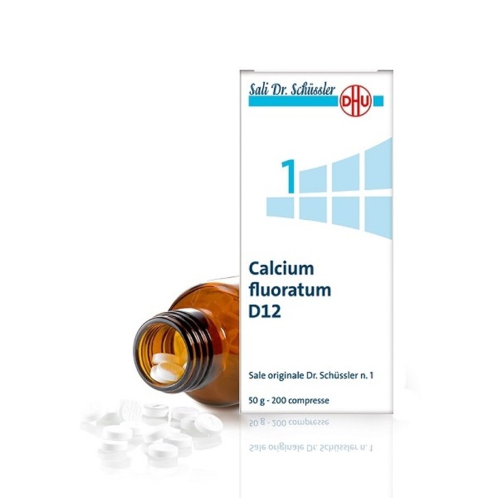 Schwabe Calcium Fluoratum D12 Schussler Rimedio Omeopatico 200 Compresse