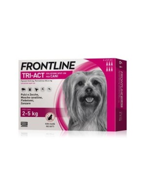 Frontline Tri-Act Soluzione Spot-On Cani 2-5 kg 6 Pipette Monodose