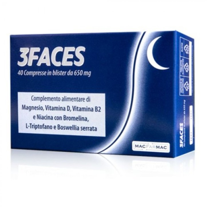 3Faces 40 Compresse - Integratore Alimentare