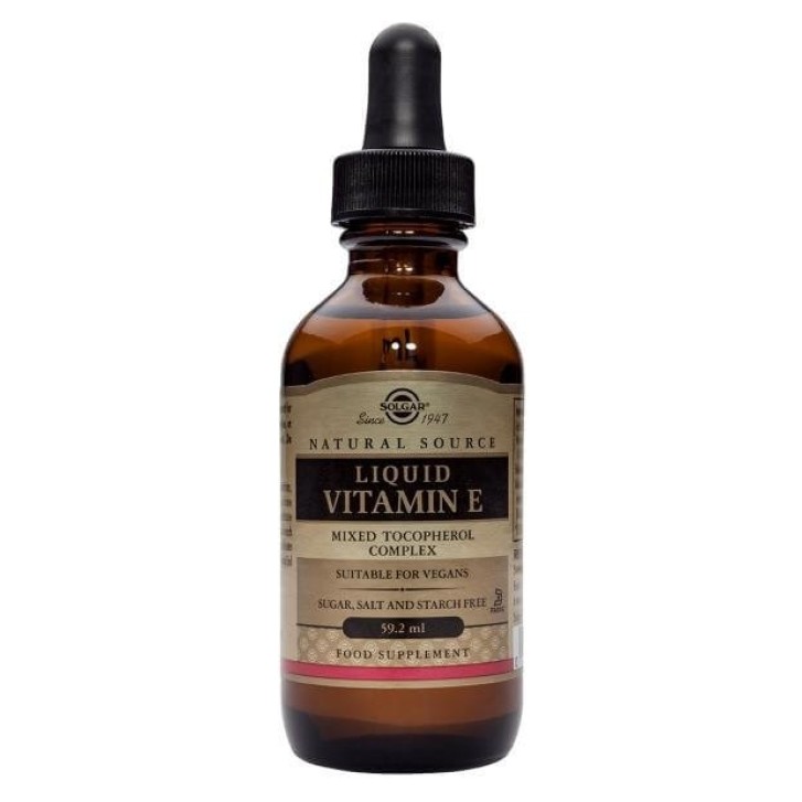 Solgar Liquid Vitamin E Gocce 58 ml - Integratore Antiossidante