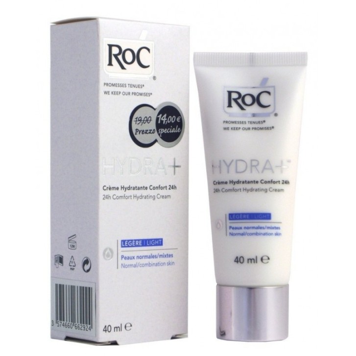 RoC Hydra+ Crema Idratante Viso Comfort Leggera 40 ml