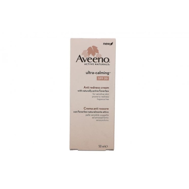 Aveeno Ultra-Calming Crema Antirossore SPF 20 Pelle Sensibile 50 ml