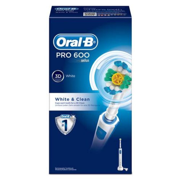 Oral-B Power Professional Care 600 White & Clean Spazzolino Elettrico
