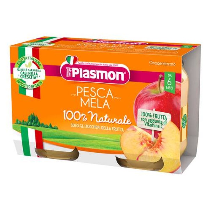 Plasmon Omogeneizzato Pesca 2 x 104 grammi