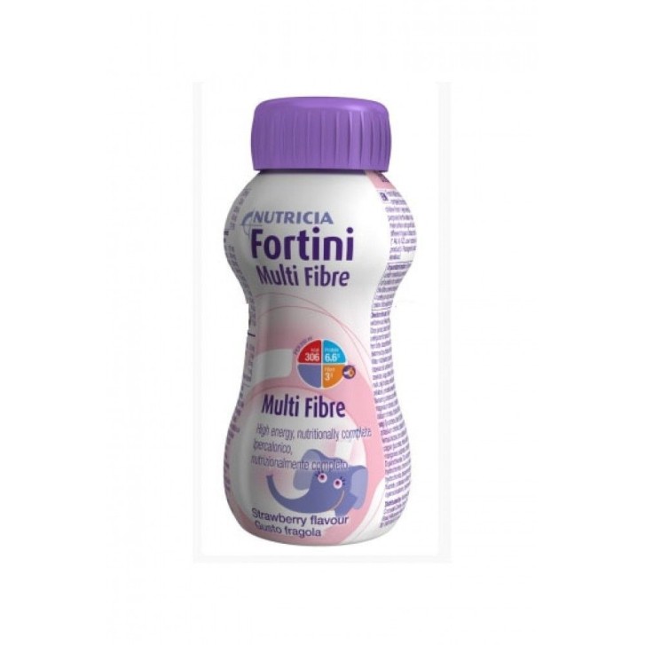 Fortini Multi Fibre Integratore Nutrizionale Fragola 200 ml