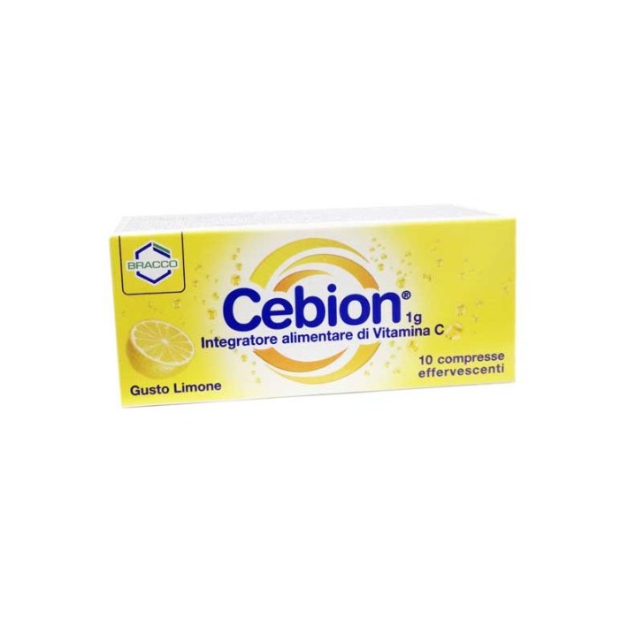 Cebion Effervescente Limone 10 Compresse - Integratore Alimentare Vitamina C