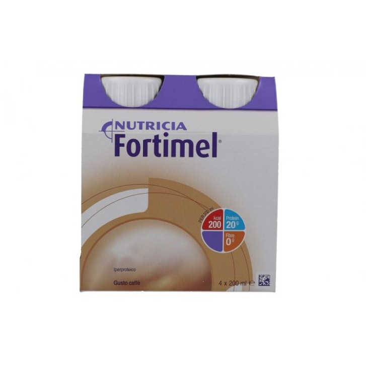 Fortimel Integratore Nutrizionale Iperproteico Gusto Caffè 4 x 200 ml