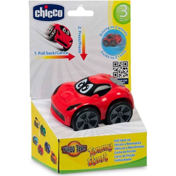 Chicco Gioco Turbo Touch Stunt Macchina Rossa