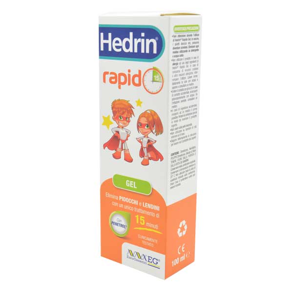 Hedrin Rapido Gel Liquido Antipediculosi 100 ml