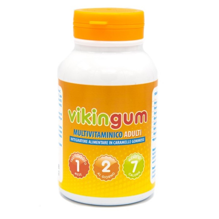 Vikingum Multivitaminico Adulti 60 Caramelle - Integratore Alimentare