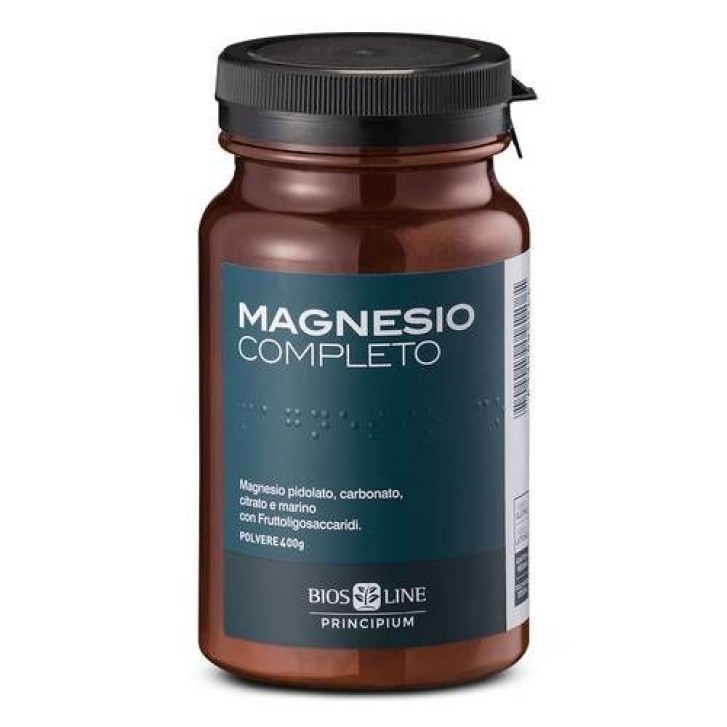 Bios Line Principium Magnesio Completo Polvere 400 grammi - Integratore Alimentare