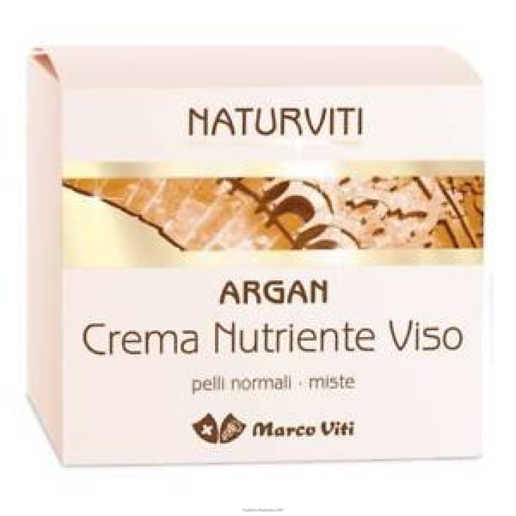 NaturViti Argan Crema Viso Nutriente 50 ml