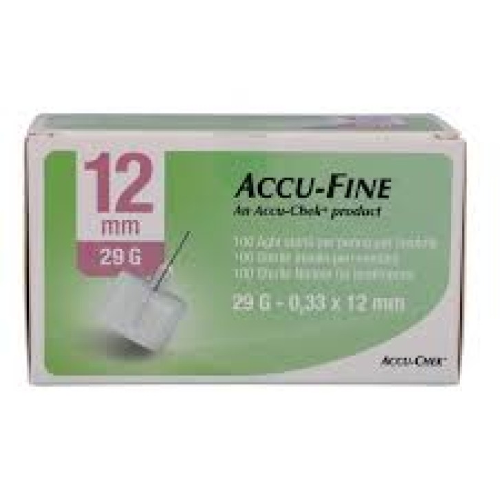 Accu-Chek Ago Accu-Fine G29 12,7 mm Ago per Penna Insulina 100 Pezzi
