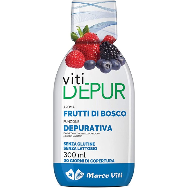 Vitidepur Frutti di Bosco 300 ml - Integratore Drenante