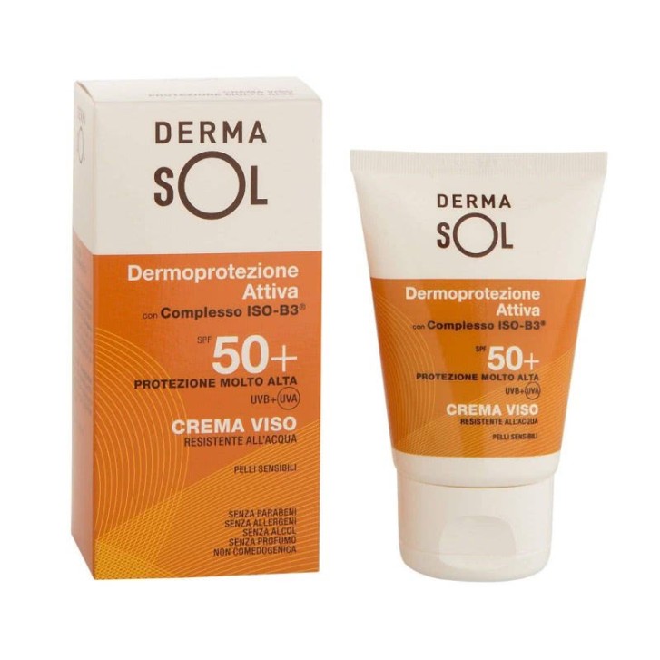 Dermasol Solare Crema Viso SPF 50+ Protezione Molto Alta 50 ml