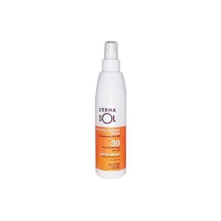 Dermasol Solare Latte Corpo Spray SPF 30+ Protezione Alta 200 ml