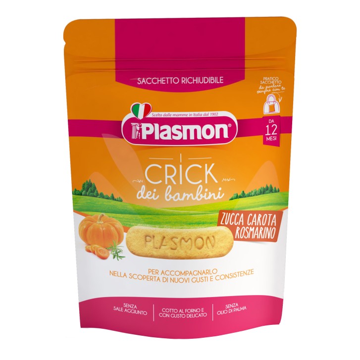 Plasmon Crick Zucca, Carote e Rosmarino 100 grammi