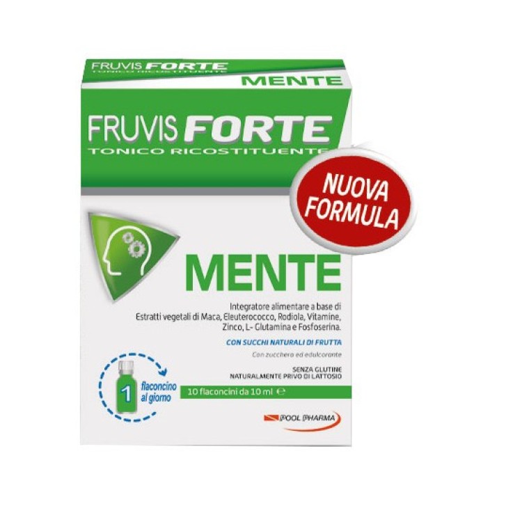 Fruvis Forte Mente 10 Flaconcini 10 ml - Integratore Alimentare