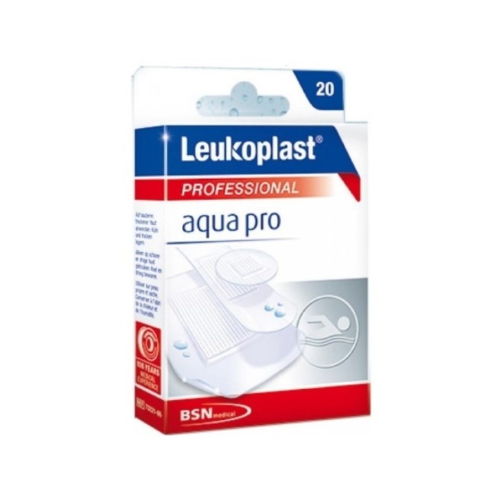 Leukoplast Aqua Pro Cerotti Impermeabili 3 Formati Assortiti 20 Pezzi