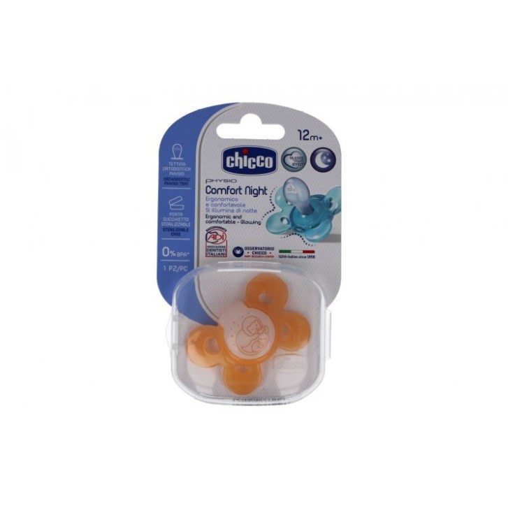 Chicco Succhietto Comfort Lumi Silicone + 12m