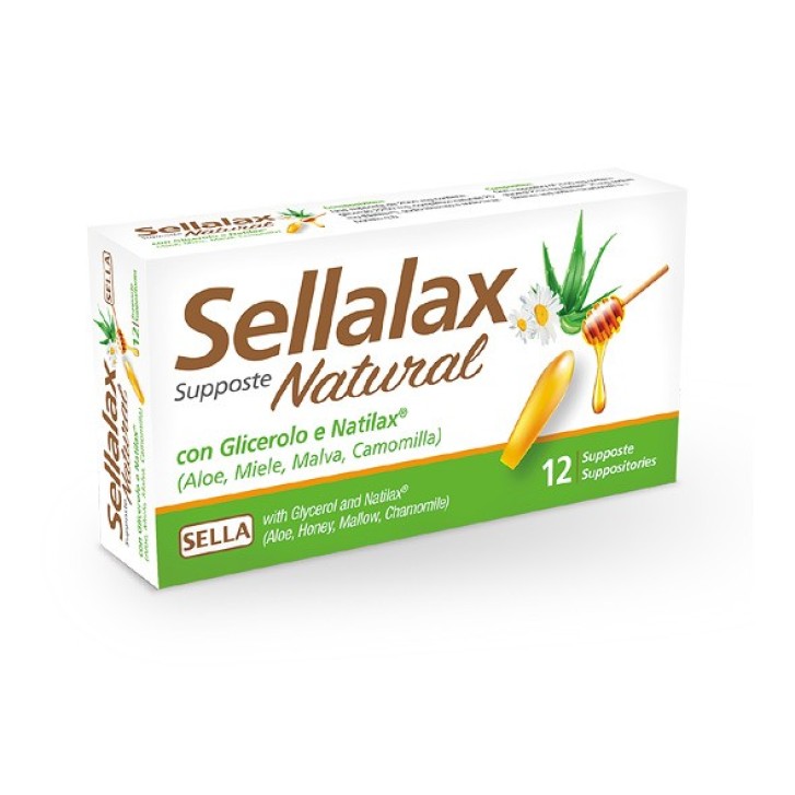 Sellalax Natural MD 12 Supposte