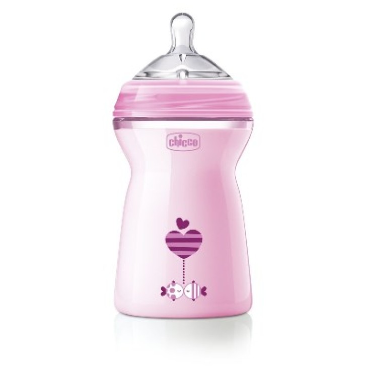 Chicco Biberon Natural Feeling + 6m Girl 330 ml