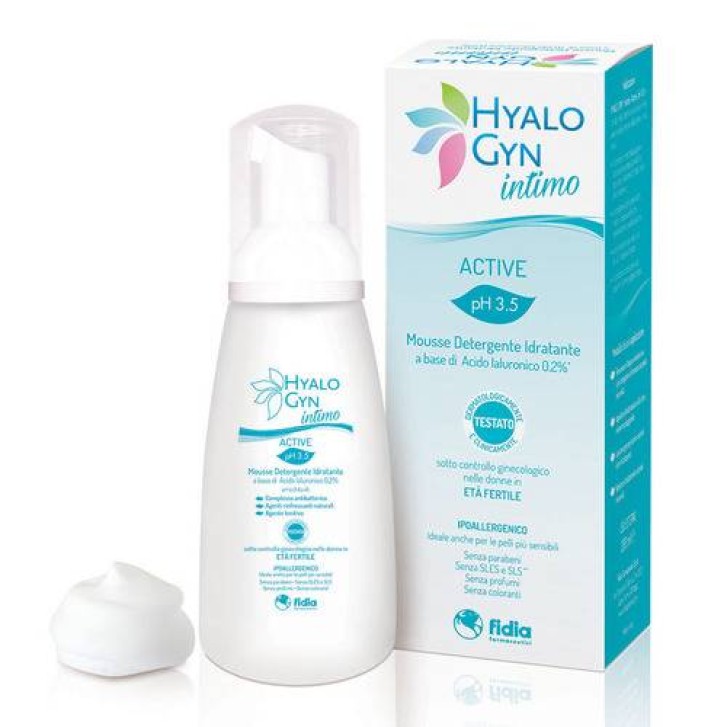 Hyalo Gyn Intimo Active Mousse Detergente Idratante 200 ml