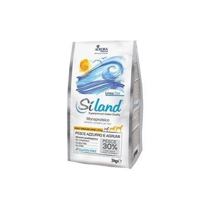 Siland Diet Adult Mini Pesce Azzurro Agrumi Alimento Cane 3 kg
