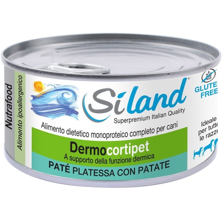 Siland Dermocortipe Cane Patè Platessa e Patate 155 grammi