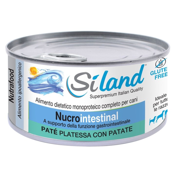 Siland Nucrointestinal Cane Patè Platessa e Patate 155 grammi