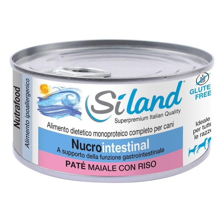 Siland Nucrointestinal Cane Patè Maiale Riso 155 grammi