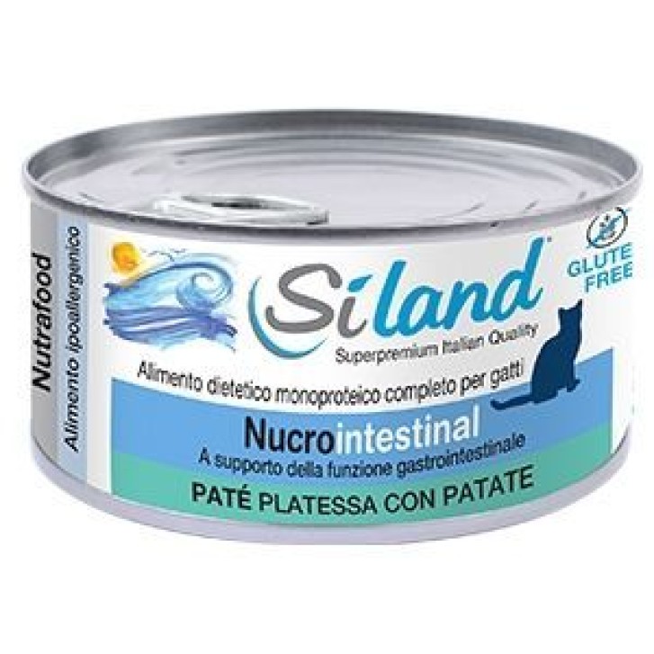 Siland Nucrointestinal Gatto Patè Platessa e Patate 155 grammi