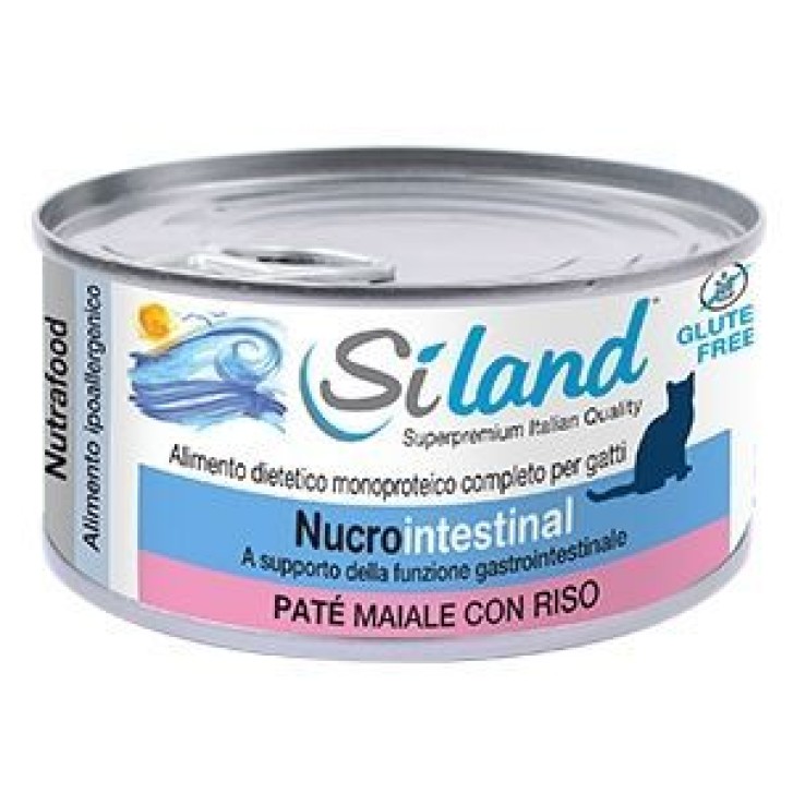 Siland Nucrointestinal Gatto Patè Maiale Riso 155 grammi