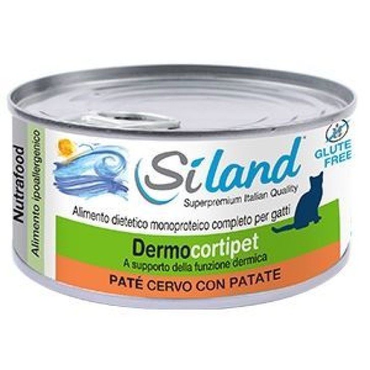 Siland Dermocortipe Gatto Patè Cervo Patate 155 grammi