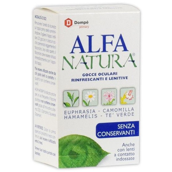 Alfa Natura Gocce Oculari Rinfrescanti e Lenitive Flacone 10 ml