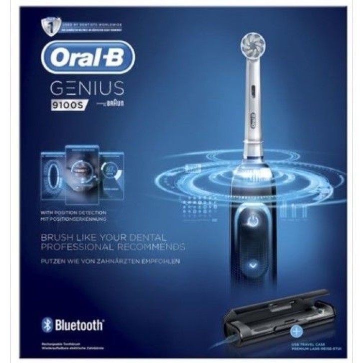 Oral-B Genius 9100 Ultrathin Black Spazzolino Elettrico