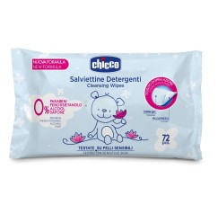 Chicco Cosmetic Salviettine Detergenti senza plaquette 72 Pezzi