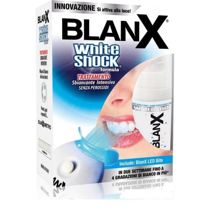 Blanx White Shock Trattamento Sbiancante + Led Bite