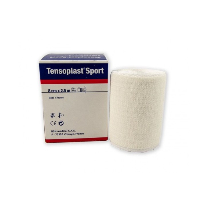 Tensoplast Sport Benda Elastica Adesiva 8 cm x 2,5 m