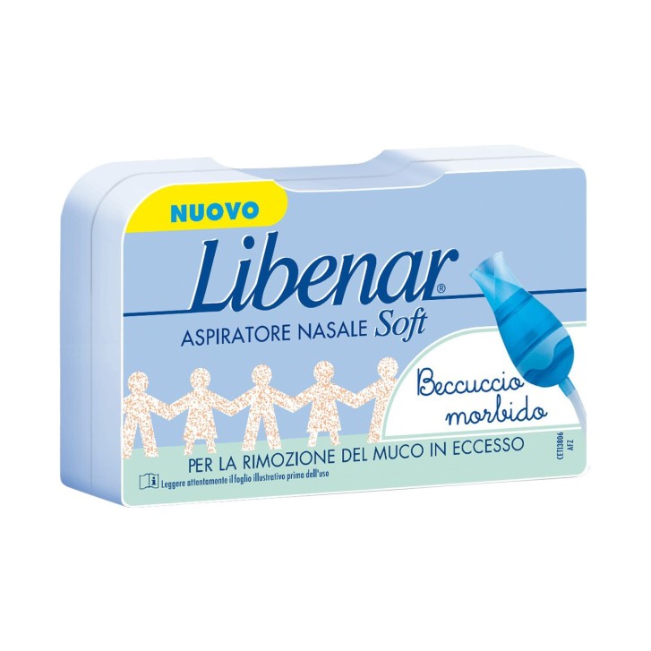 Libenar Premium Aspiratore Nasale Soft con Beccuccio Morbido