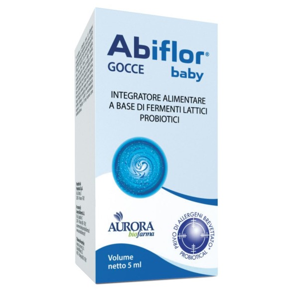 Abiflor Baby Gocce 5 ml - Integratore Fermenti Lattici Probiotici